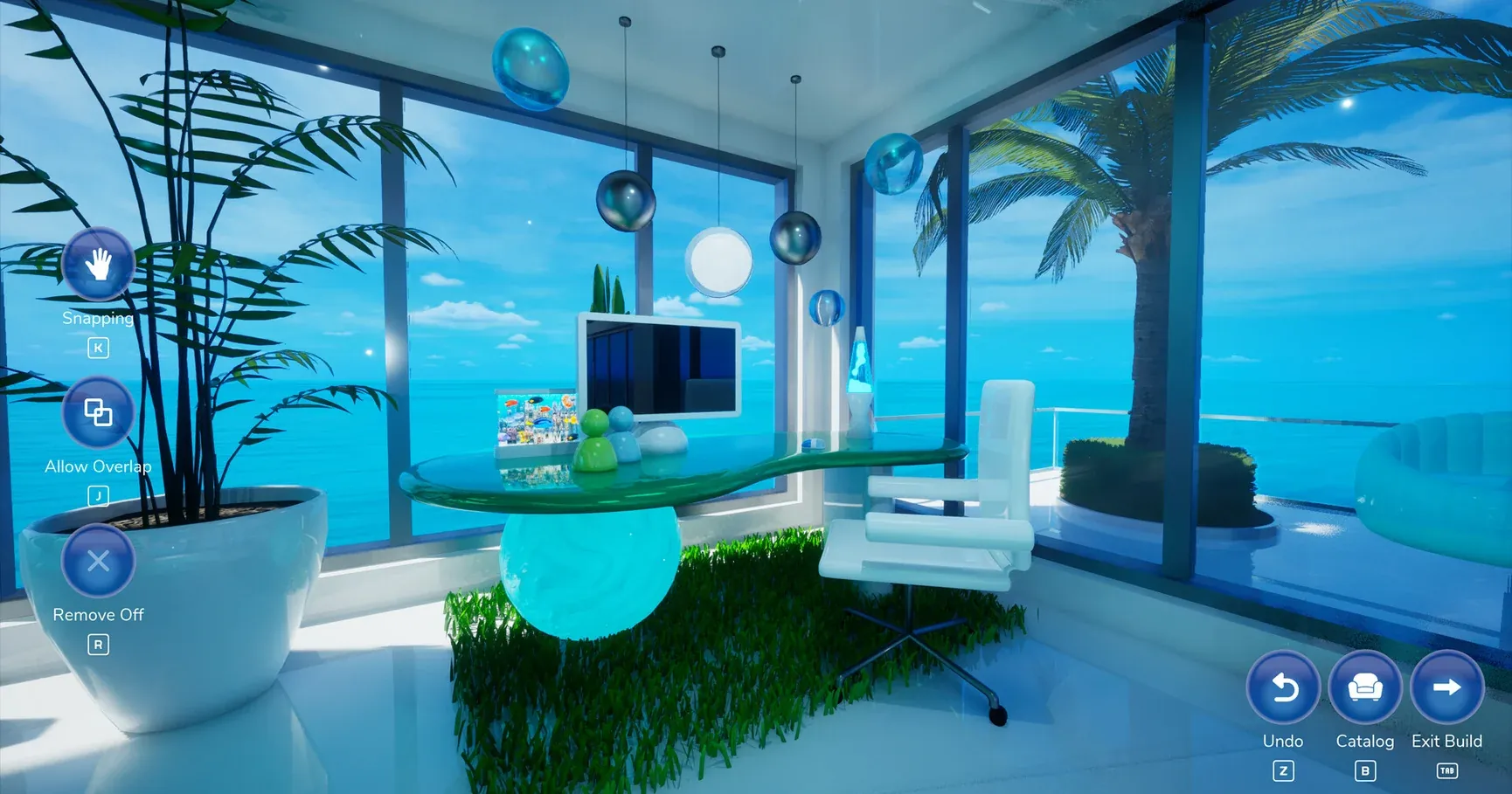 Frutiger Home game interior